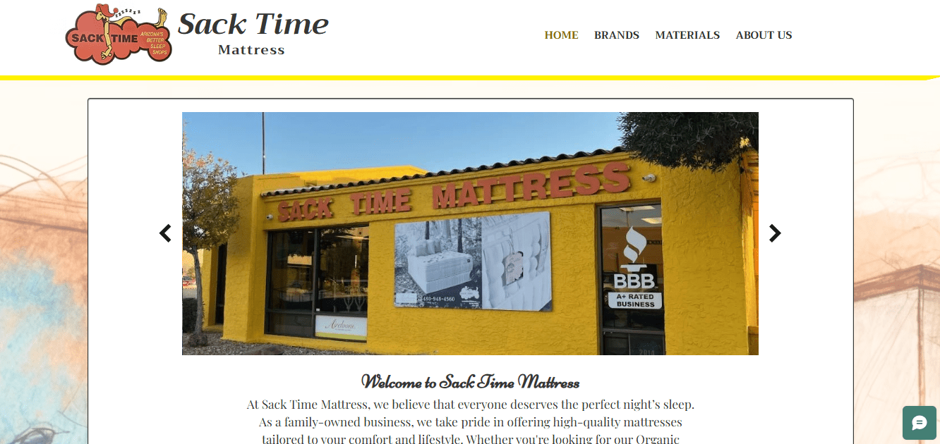 Cozy Sack Time mattress set up in a modern bedroom, offering plush comfort and restful sleep with premium materials and support.