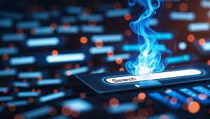 Clean and simple search bar interface on a website, inviting users to quickly find products, information, or services.